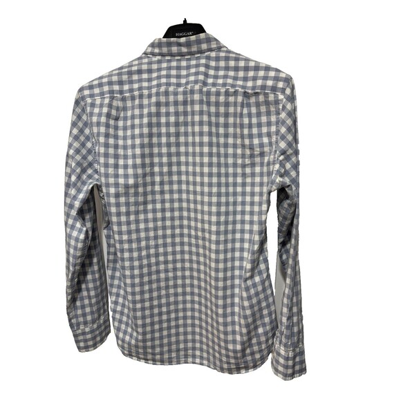 J Crew Slim Fit Shirt Button Up Long Sleeve Mens Medium Blue White Plaid Sz M - Picture 2 of 5